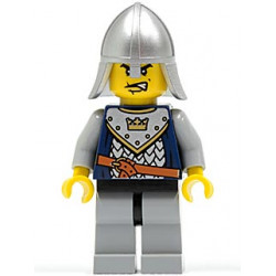 Fantasy Era - Crown Knight Scale Mail with Crown, Helmet with Neck Protector, Scar Across Lip – ЗАМЪЦИ
