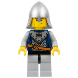 Fantasy Era - Crown Knight Scale Mail with Crown, Helmet with Neck Protector, Vertical Cheek Lines – ЗАМЪЦИ