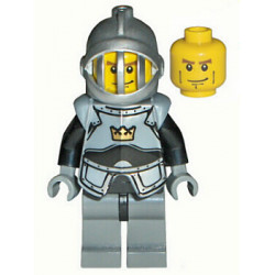 Fantasy Era - Crown Knight Plain with Breastplate, Grille Helmet, Vertical Cheek Lines – ЗАМЪЦИ