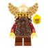 Fantasy Era - Dwarf, Dark Brown Beard, Metallic Gold Helmet with Wings, Dark Red Arms, Smirk and Stubble Beard – ЗАМЪЦИ
