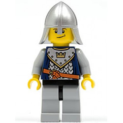 Fantasy Era - Crown Knight Scale Mail with Crown, Helmet with Neck Protector, Crooked Smile – ЗАМЪЦИ