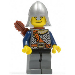 Fantasy Era - Crown Knight Scale Mail with Chest Strap, Helmet with Neck Protector, Dual Sided Head, Quiver – ЗАМЪЦИ
