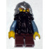 Fantasy Era - Dwarf, Dark Brown Beard, Metallic Silver Helmet with Studded Bands, Sand Blue Arms – ЗАМЪЦИ