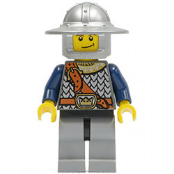 Fantasy Era - Crown Knight Scale Mail with Chest Strap, Helmet with Broad Brim, Crooked Smile – ЗАМЪЦИ