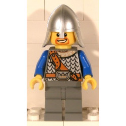 Fantasy Era - Crown Knight Scale Mail with Chest Strap, Helmet with Neck Protector, Beard Around Mouth – ЗАМЪЦИ