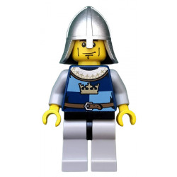 Fantasy Era - Crown Knight Quarters, Helmet with Neck Protector, Vertical Cheek Lines – ЗАМЪЦИ