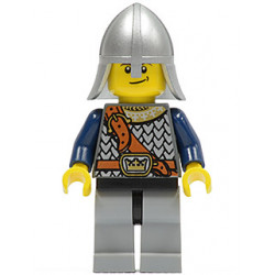 Fantasy Era - Crown Knight Scale Mail with Chest Strap, Helmet with Neck Protector, Crooked Smile – ЗАМЪЦИ