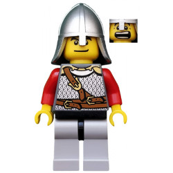 Kingdoms - Lion Knight Scale Mail with Chest Strap and Belt, Helmet with Neck Protector, Open Mouth (Dual Sided Head) – ЗАМЪЦИ