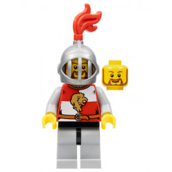 Kingdoms - Lion Knight Quarters, Helmet with Fixed Grille, Brown Beard Rounded – ЗАМЪЦИ