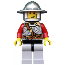 Kingdoms - Lion Knight Scale Mail with Chest Strap and Belt, Helmet with Broad Brim, Vertical Cheek Lines – ЗАМЪЦИ