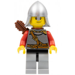 Kingdoms - Lion Knight Scale Mail with Chest Strap and Belt, Helmet with Neck Protector, Quiver, Smirk and Stubble Beard – ЗАМЪЦИ