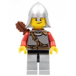Kingdoms - Lion Knight Scale Mail with Chest Strap and Belt, Helmet with Neck Protector, Quiver, Smirk – ЗАМЪЦИ