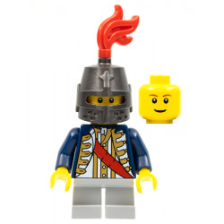 Red Sash, Helmet Closed, Light Bluish Gray Legs Short, Reddish Brown Eyebrows – ЗАМЪЦИ