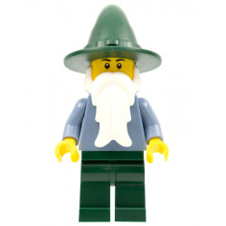 Wizard - Sand Blue with Dark Green Legs and Hat, Black Eyebrows – ЗАМЪЦИ