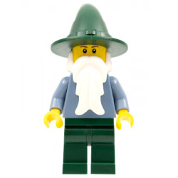 Wizard - Sand Blue with Dark Green Legs and Hat, Reddish Brown Eyebrows – ЗАМЪЦИ