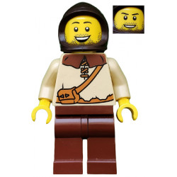 Kingdoms - Peasant, Male with Dark Brown Hood – ЗАМЪЦИ