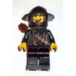 Kingdoms - Dragon Knight Scale Mail with Chain and Belt, Helmet with Broad Brim, Quiver, Missing Tooth – ЗАМЪЦИ