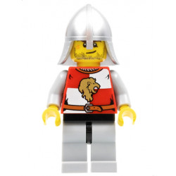Kingdoms - Lion Knight Quarters, Helmet with Neck Protector, Crooked Smile and Scar – ЗАМЪЦИ
