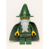 Kingdoms - Dark Green Wizard, Light Bluish Gray Beard, Cape (Chess King) – ЗАМЪЦИ