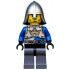 Castle - King's Knight Breastplate with Crown and Chain Belt, Helmet with Neck Protector, Closed Grin with Stubble – ЗАМЪЦИ