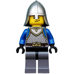 Castle - King's Knight Scale Mail, Crown Belt, Helmet with Neck Protector, Smirk – ЗАМЪЦИ