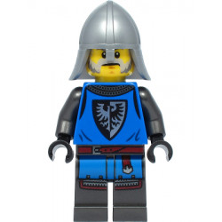 Black Falcon - Male, Pearl Dark Gray Detailed Legs, Flat Silver Neck Protector – ЗАМЪЦИ