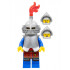 Lion Knight - Female, Light Bluish Gray Helmet, Flat Silver Visor, Red Plume, Flat Silver Armor – ЗАМЪЦИ