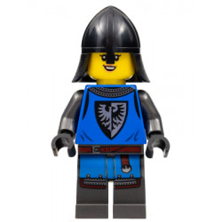 Black Falcon - Female, Pearl Dark Gray Detailed Legs, Black Neck Protector – ЗАМЪЦИ