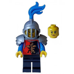 Dragon Knight - Female, Black Legs, Flat Silver Helmet and Armor – ЗАМЪЦИ
