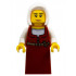 Innkeeper - Female, Dark Red Dress, White Hood – ЗАМЪЦИ