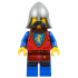 Lion Knight - Male, Flat Silver Neck-Protector, Black Moustache (Tower Guard) – ЗАМЪЦИ