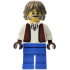 Blacksmith - White Shirt with Reddish Brown Vest, Blue Legs, Dark Tan Hair – ЗАМЪЦИ