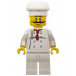 Chef - White Torso with 8 Buttons, White Legs, Long Curly Moustache – ГРАДСКИ