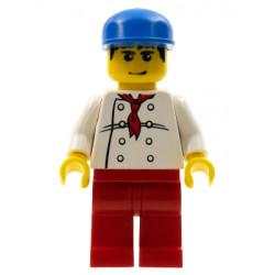 Chef - White Torso with 8 Buttons, Red Legs, Blue Cap – ГРАДСКИ
