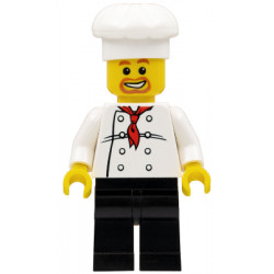 Chef - White Torso with 8 Buttons, Black Legs, Beard Around Mouth – ГРАДСКИ