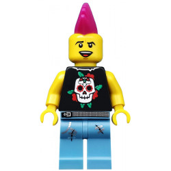 Punk Rocker, Series 4 (Minifigure Only without Stand and Accessories) – КОЛЕКЦИОНЕРСКИ МИНИФИГУРКИ