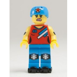 Roller Derby Girl, Series 9 (Minifigure Only without Stand and Accessories) – КОЛЕКЦИОНЕРСКИ МИНИФИГУРКИ