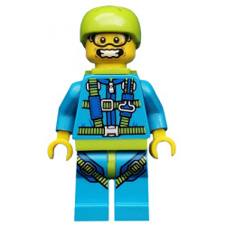 Skydiver, Series 10 (Minifigure Only without Stand and Accessories) – КОЛЕКЦИОНЕРСКИ МИНИФИГУРКИ