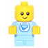 Baby - Bright Light Blue Body with Elephant Bib – КОЛЕКЦИОНЕРСКИ МИНИФИГУРКИ