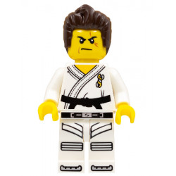 Warrior - Male, Karate Dress with Black Belt, Dark Brown Hair, Scarred Eye – КОЛЕКЦИОНЕРСКИ МИНИФИГУРКИ