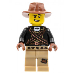 Warrior - Male with Bandoliers, Dark Tan Legs with Patch, Fedora Hat – КОЛЕКЦИОНЕРСКИ МИНИФИГУРКИ