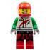 Race Car Driver, White Octan Racing Suit with Octan Logo, Black Leg Straps with Carabiner – КОЛЕКЦИОНЕРСКИ МИНИФИГУРКИ