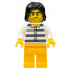 Police - Jail Prisoner 50380 Prison Stripes, Tousled Hair – КОЛЕКЦИОНЕРСКИ МИНИФИГУРКИ