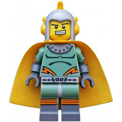 Retro Space Hero, Series 17 (Minifigure Only without Stand and Accessories) – КОЛЕКЦИОНЕРСКИ МИНИФИГУРКИ