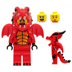 Dragon Suit Guy, Series 18 (Minifigure Only without Stand and Accessories) – КОЛЕКЦИОНЕРСКИ МИНИФИГУРКИ