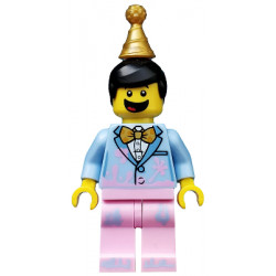 Birthday Cake Guy, Series 18 (Minifigure Only without Stand and Accessories) – КОЛЕКЦИОНЕРСКИ МИНИФИГУРКИ