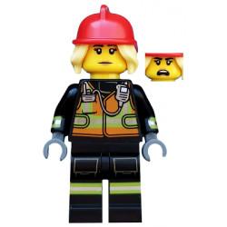 Fire Fighter, Series 19 (Minifigure Only without Stand and Accessories) – КОЛЕКЦИОНЕРСКИ МИНИФИГУРКИ