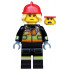 Fire Fighter, Series 19 (Minifigure Only without Stand and Accessories) – КОЛЕКЦИОНЕРСКИ МИНИФИГУРКИ