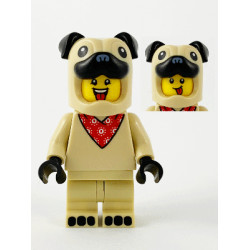 Pug Costume Guy, Series 21 (Minifigure Only without Stand and Accessories) – КОЛЕКЦИОНЕРСКИ МИНИФИГУРКИ