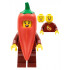 Chili Costume Fan, Series 22 (Minifigure Only without Stand and Accessories) – КОЛЕКЦИОНЕРСКИ МИНИФИГУРКИ